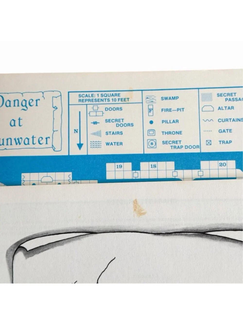 1982 Advanced Dungeons & Dragons Dungeon Module U2 Danger At Dunwater TSR AD&D